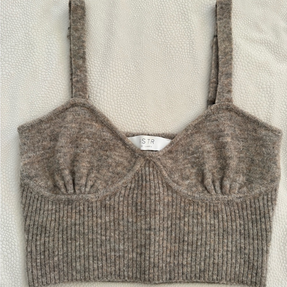 Astr Sweater Crop Top